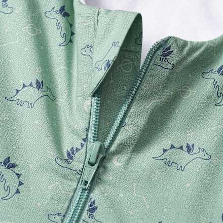 Schlafsack 3 TOG mit Drachen-Muster, grün, 130 cm ALANA