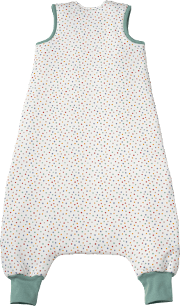 Schlafsack mit Beinen 3 TOG, mit Punkte-Muster, weiß, 100 cm ALANA