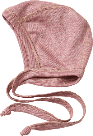 Mütze aus Bio-Wolle und Seide, rosa, Gr. 38/39 ALANA