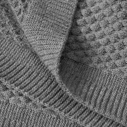 Decke, ca. 150 x 200 cm, grau ALANA