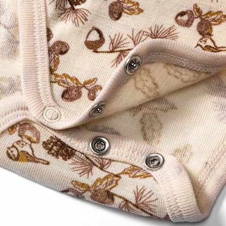 Wickelbody aus Merinowolle, beige, Gr. 50/56 ALANA