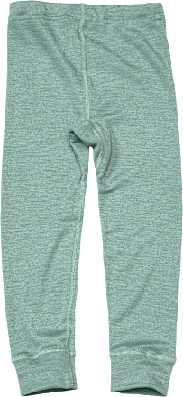 Unterhose lang, Gr. 98, aus Bio-Wolle und Seide, grün ALANA