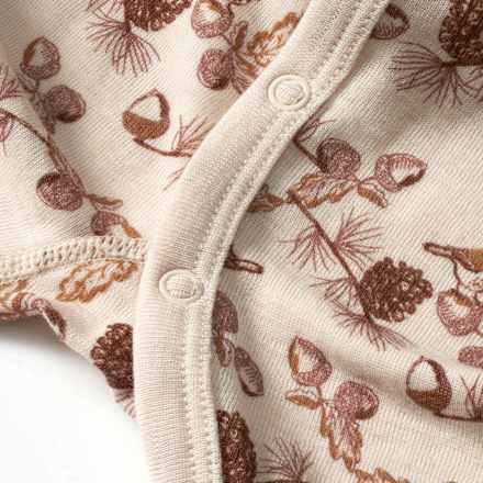 Schlafanzug aus Merinowolle, beige, Gr. 50/56 ALANA