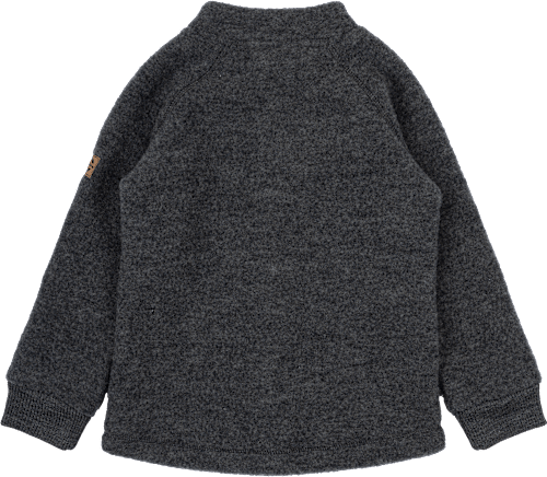 Jacke mit Merinowolle, grau, Gr. 98/104 Mikk-Line