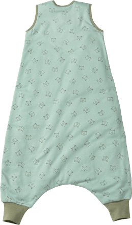Schlafsack mit Beinen 2,5 TOG, mit Fuchs-Motiv, grün, 100 cm ALANA