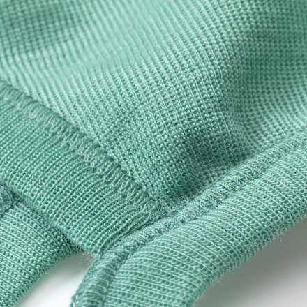 Mütze aus Bio-Wolle und Seide, grün, Gr. 38/39 ALANA