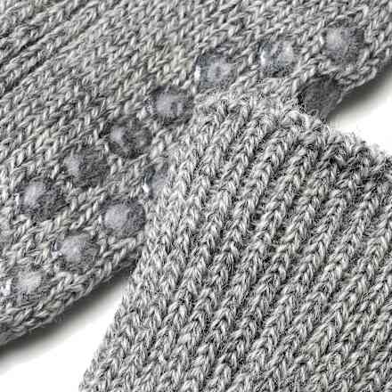 ABS Socken aus Bio-Wolle, grau, Gr. 18/19 ALANA