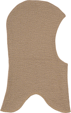 Schlupfmütze mit Merino-Wolle, beige, Gr. 110/116 Mikk-Line