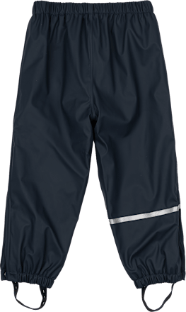 Regenhose  mit Fleece-Futter, blau, Gr. 122/128 Mikk-Line