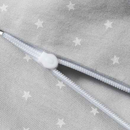 Bettwäsche Set 2-teilig mit Sternen-Muster, grau, ca. 140 x 200 + 80 x 80 cm ALANA