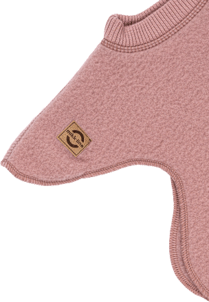 Schlupfmütze mit Merinowolle, rosa, Gr. 122/128 Mikk-Line