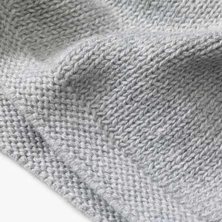 Erstlingsmütze, grau, Gr. 40/41 ALANA