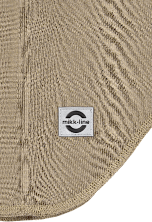 Schlupmütze mit Merinowolle, beige, Gr. 86/92 Mikk-Line