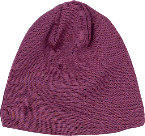 Mütze mit Merinowolle, lila, Gr. 122/128 Mikk-Line
