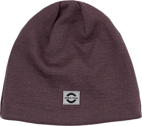 Mütze mit Merinowolle, lila, Gr. 98/104 Mikk-Line