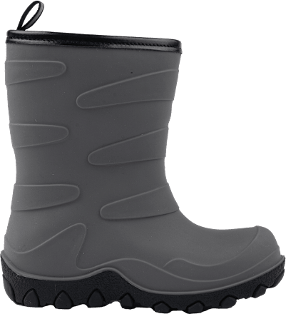 Gummistiefel mit Wollfutter, grau, Gr. 26/27 Mikk-Line