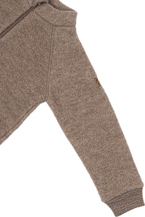 Jacke mit Merinowolle, braun, Gr. 98/104 Mikk-Line