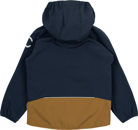 Softshelljacke, blau & braun, Gr. 122/128 Mikk-Line