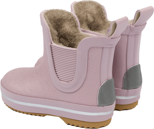 Gummistiefel mit Wollfutter, rosa, Gr. 22/23 Mikk-Line