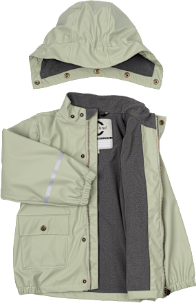 Regenjacke gefüttert, grün, Gr. 122/128 Mikk-Line