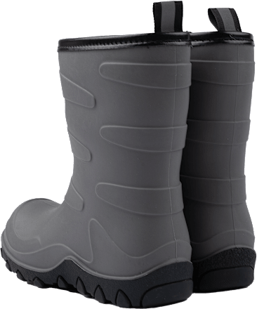 Gummistiefel mit Wollfutter, grau, Gr. 26/27 Mikk-Line