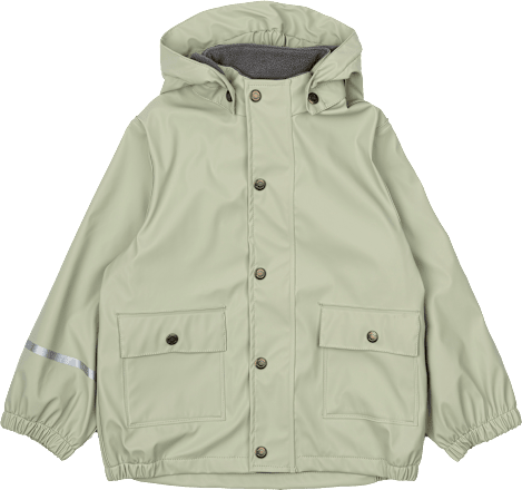 Regenjacke gefüttert, grün, Gr. 110/116 Mikk-Line