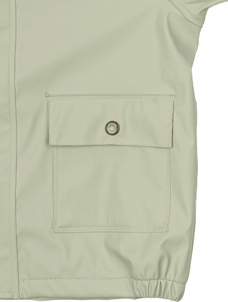 Regenjacke gefüttert, grün, Gr. 122/128 Mikk-Line