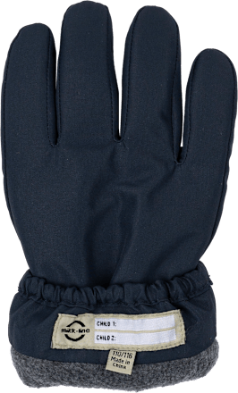 Handschuhe mit reflektierenden Streifen, blau, Gr. 122/128 Mikk-Line