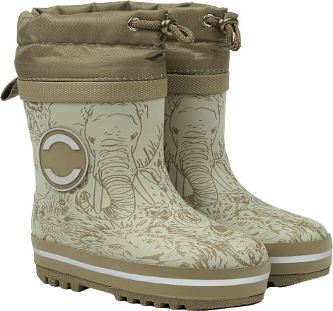 Thermostiefel mit Wollfutter, grün, Gr. 24/25 Mikk-Line