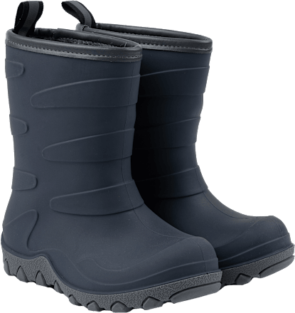 Gummistiefel mit Wollfutter, blau, Gr. 28/29 Mikk-Line