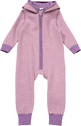 Walkoverall aus Bio-Wolle, flieder & lila, Gr. 98/104 ALANA