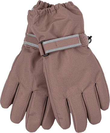 Handschuhe mit reflektierenden Streifen, rosa, Gr. 110/116 Mikk-Line