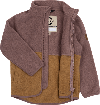 Fleecejacke, rosa & braun, Gr. 122/128 Mikk-Line