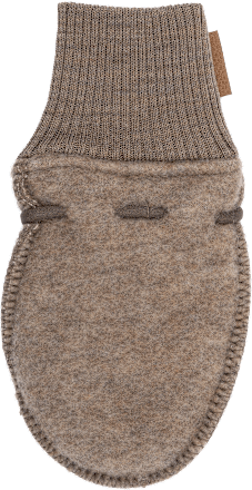 Handschuhe mit Merinowolle, beige, Gr. 62/68 Mikk-Line