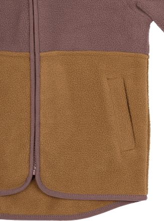 Fleecejacke, rosa & braun, Gr. 98/104 Mikk-Line