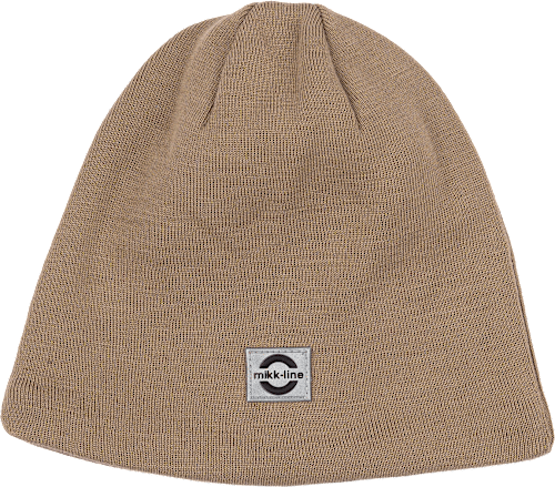 Mütze mit Merinowolle, beige, Gr. 122/128 Mikk-Line