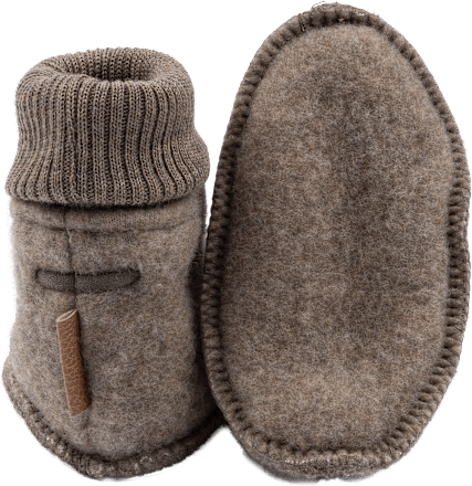 Schuhe mit Merinowolle, beige, Gr. 74/80 Mikk-Line