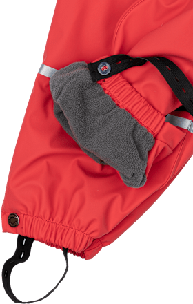 Regenhose gefüttert, rot, Gr. 110/116 Mikk-Line
