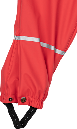 Regenhose gefüttert, rot, Gr. 86/92 Mikk-Line