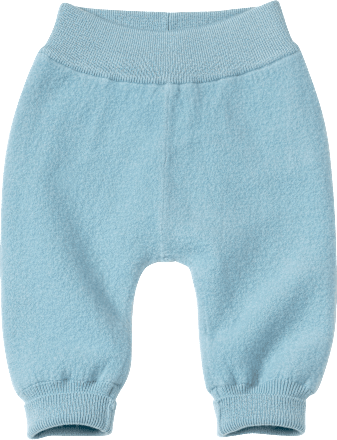 Hose mit Wolle & Mitwachsfunktion, blau, Gr. 62/68 ALANA