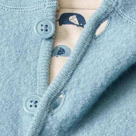 Overall mit Wolle & Mitwachsfunktion, blau, Gr. 62/68 ALANA