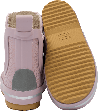 Gummistiefel mit Wollfutter, rosa, Gr. 22/23 Mikk-Line