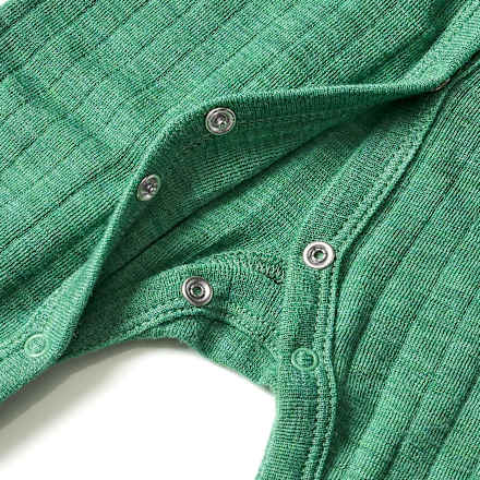 Schlafanzug aus Wolle, grün, Gr. 62/68 ALANA