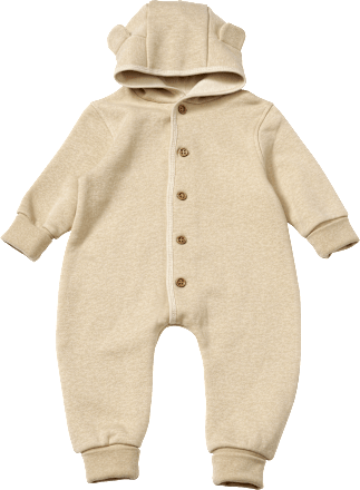 Overall mit Kapuze, beige, Gr. 62/68 ALANA