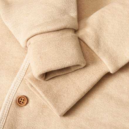 Overall mit Kapuze, beige, Gr. 74/80 ALANA