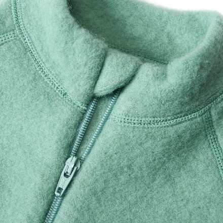 Overall aus Bio-Merinowolle, grün, Gr. 62/68 ALANA