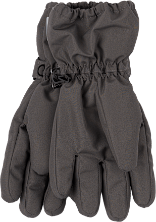 Handschuhe mit reflektierenden Streifen, grau, Gr. 110/116 Mikk-Line