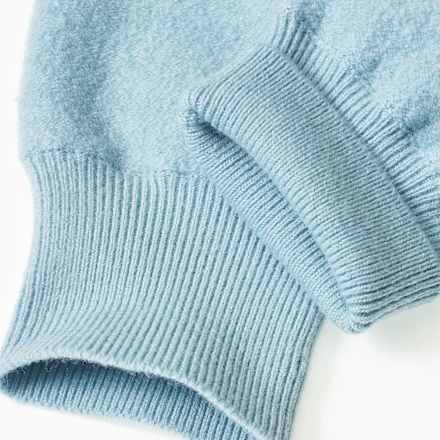 Hose mit Wolle & Mitwachsfunktion, blau, Gr. 74/80 ALANA