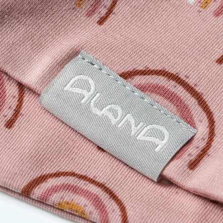 Loop Schal mit Regenbogen-Muster, rosa ALANA