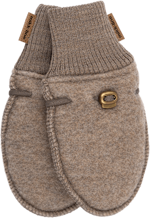 Handschuhe mit Merinowolle, beige, Gr. 62/68 Mikk-Line